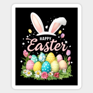 Happy Easter Bunny Spring Easter Egg Easter Magnet